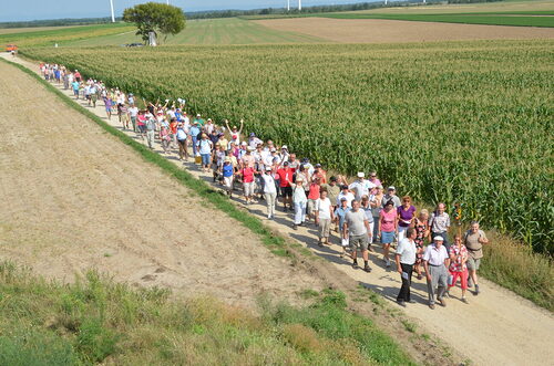 Bibelweg Markgrafneusiedl - Erstbegehung am 9. August 2014