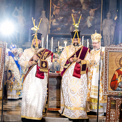 byzantinisches Pontifikalamt Stephansdom / Erzdiözese Wien/ Schönlaub byzantinisches Pontifikalamt Stephansdom